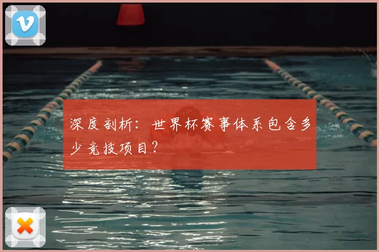 深度剖析:世界杯赛事体系包含多少竞技项目?
