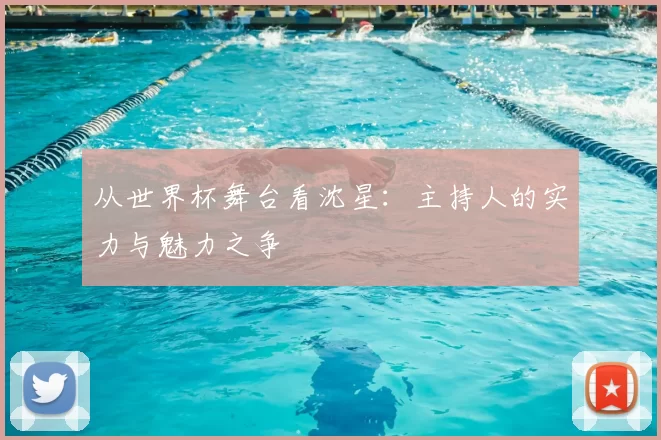 从世界杯舞台看沈星:主持人的实力与魅力之争