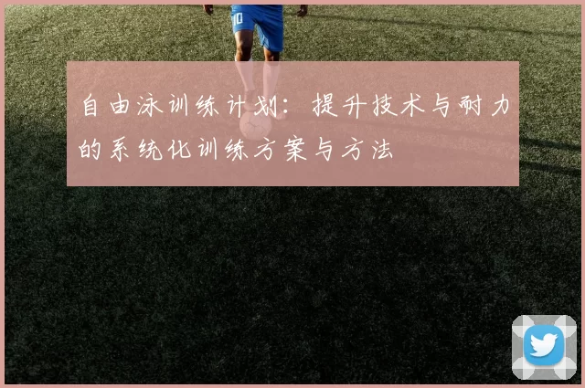 自由泳训练计划：提升技术与耐力的系统化训练方案与方法