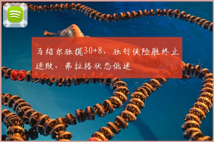 马绍尔独揽30+8，独行侠险胜终止连败，弗拉格状态低迷