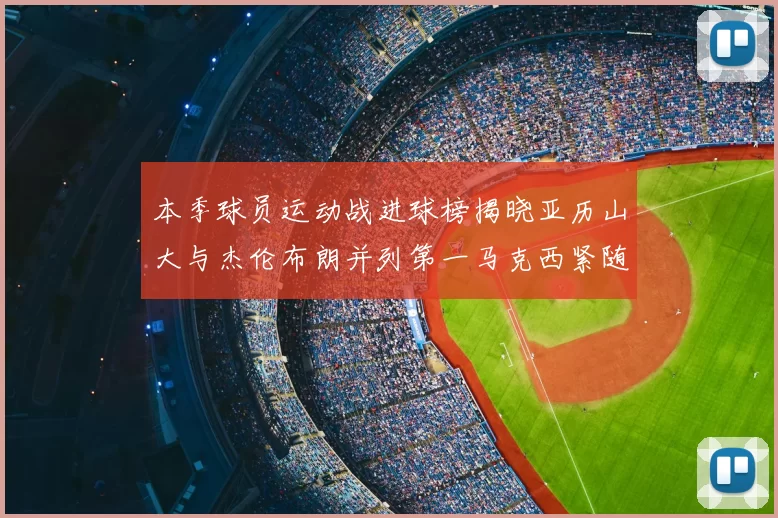 本季球员运动战进球榜揭晓亚历山大与杰伦布朗并列第一马克西紧随其后